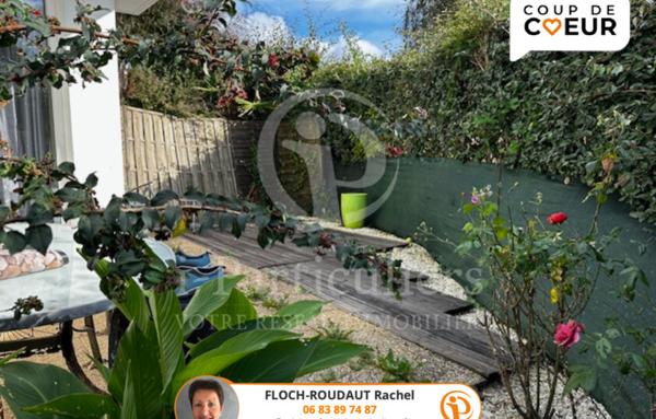 Appartement T2 avec terrasse, jardin et garage