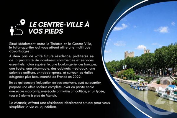 Appartement à vendre  3 pièces - 93,30 m2 NARBONNE - 11