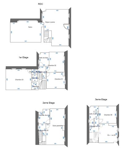 Maison à vendre 8 pièces 145 m² Paris 15