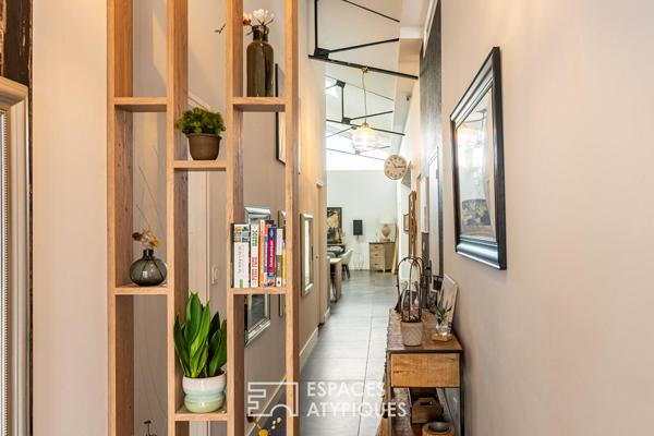 Loft urbain avec terrasse et garage
