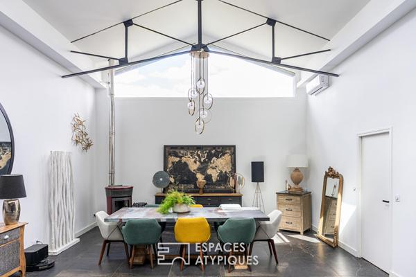 Loft urbain avec terrasse et garage