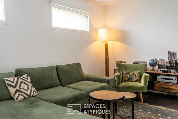Loft urbain avec terrasse et garage