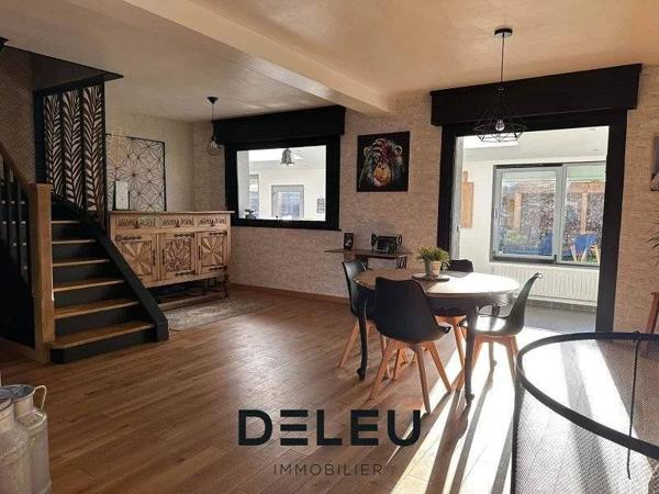 Vente immobilière : Maison à Comines   127 m² 289 000 €- Deleu Immobilier Wambrechies.