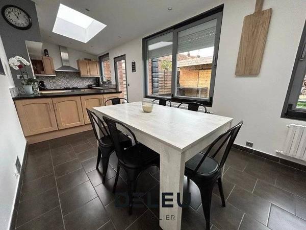Vente immobilière : Maison à Comines   127 m² 289 000 €- Deleu Immobilier Wambrechies.