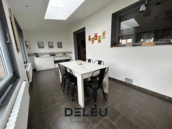 Vente immobilière : Maison à Comines   127 m² 289 000 €- Deleu Immobilier Wambrechies.