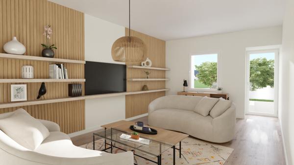 Saint-Sébastien-sur-Loire (44230) Maison rénovée de 65 m2 place du Douet ST SEBASTIEN SUR LOIRE