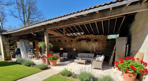 Proche de XERTIGNY (88) Propriete à vendre MAISON 4 pièces (env. 140 m2) + GARAGE AUTOMOBILES de 900 m2 / TERRAIN 7500 m2 env.