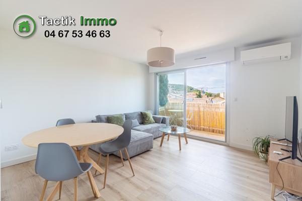 Appartement type 2 avec loggia, ascenseur et vue dégagée