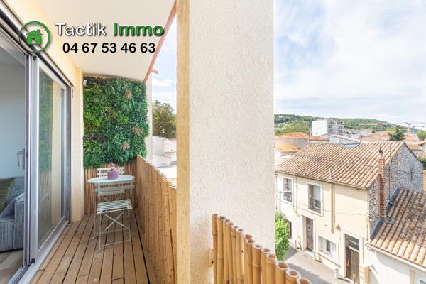 Appartement type 2 avec loggia, ascenseur et vue dégagée
