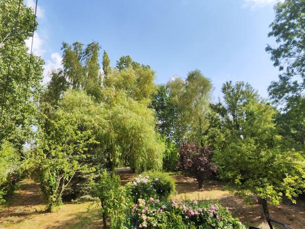 Sur plus de 3 ha de terrain, agréable maison avec dépendances