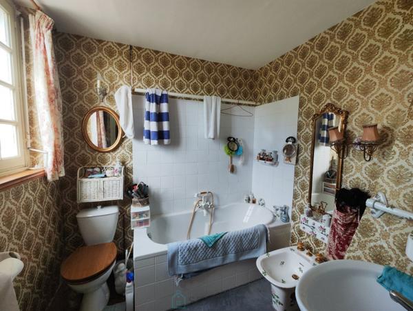 Sur plus de 3 ha de terrain, agréable maison avec dépendances