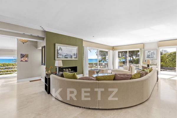 Villa vue mer 1ère ligne Cap d'Antibes