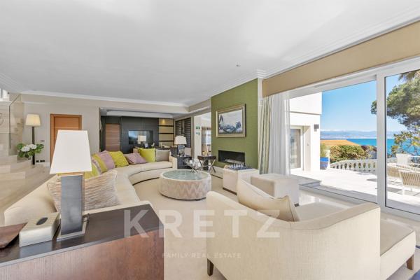 Villa vue mer 1ère ligne Cap d'Antibes