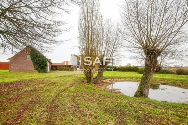 ANCIEN CORPS DE FERME AVEC CHAMBRES D'HÔTES ET DÉPENDANCES SUR UNE PARCELLE DE 8000 M2 À STEENVOORDE