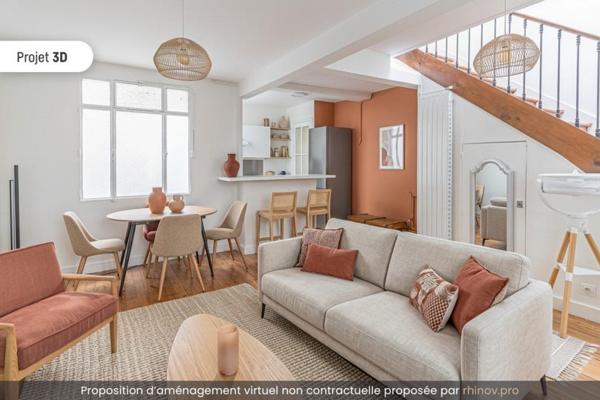 Appartement à vendre |  Bordeaux |  3 pièces | 56 m²