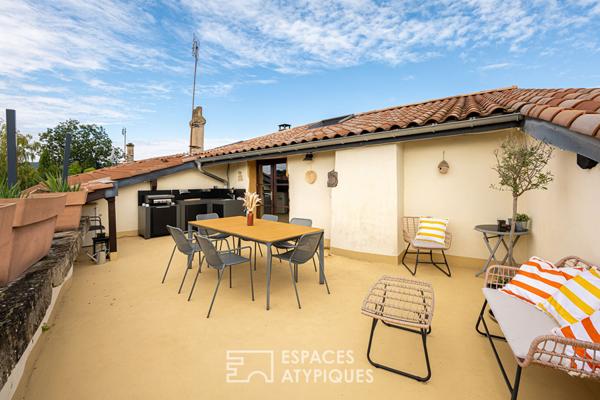 Maison de ville entièrement rénovée avec terrasse