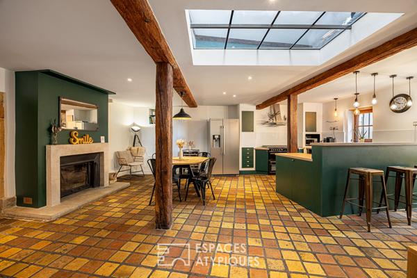 Maison de ville entièrement rénovée avec terrasse