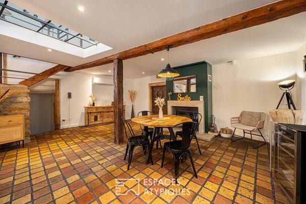 Maison de ville entièrement rénovée avec terrasse