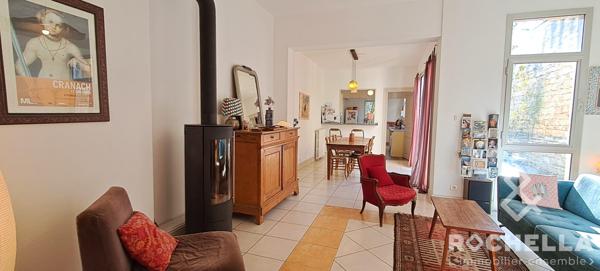 Maison ancienne en pierre T6 de 182 m2 avec un beau jardin