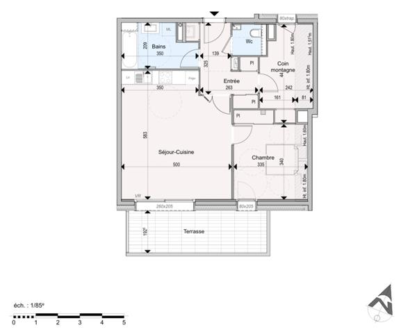 Appartement à vendre 2 pièces - 59,80m² - ABONDANCE (74)