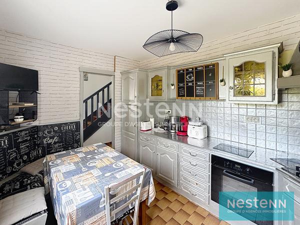 Vente d'une maison vivable de plain pied 4 chambres avec sous-sol total à Pléneuf Val André