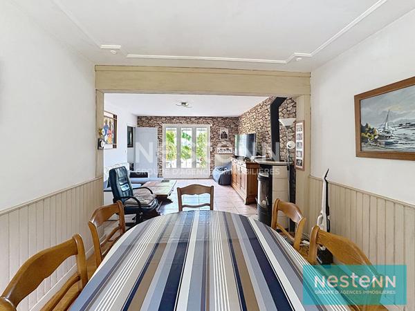 Vente d'une maison vivable de plain pied 4 chambres avec sous-sol total à Pléneuf Val André