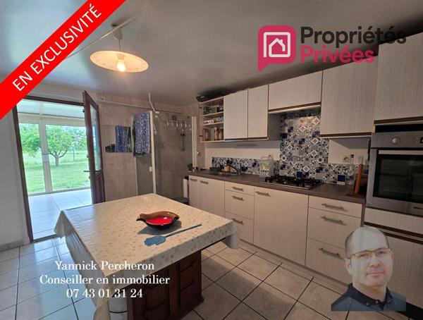 Maison  190 m² avec garage, véranda et jardin