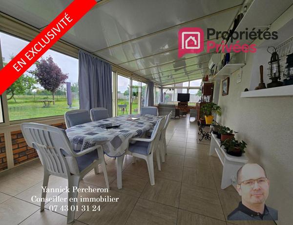 Maison  190 m² avec garage, véranda et jardin