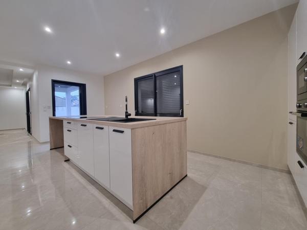 Maison de plain pied construite en 2022.