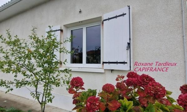Maison à vendre 3 pièces proche de LA COURONNE (16), plain pied, 2 chambres, jardin