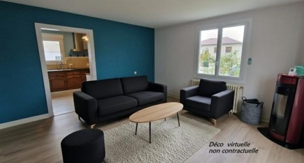 Maison à vendre 3 pièces proche de LA COURONNE (16), plain pied, 2 chambres, jardin