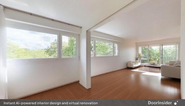 3/4 pièces au 6ème étage, avec asc., balcon-loggia ensoleillé et vue dégagée sur forêt