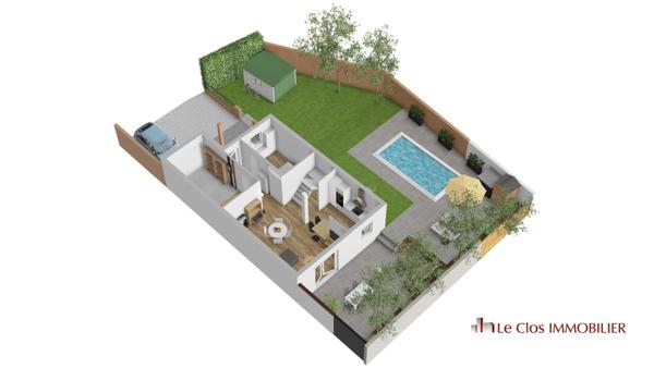 Vente maison 4 pièces 80.00 m², 31840