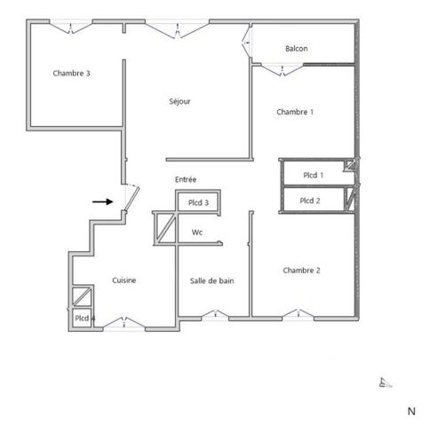 Appartement à vendre 3 pièces 81 m² Luisant