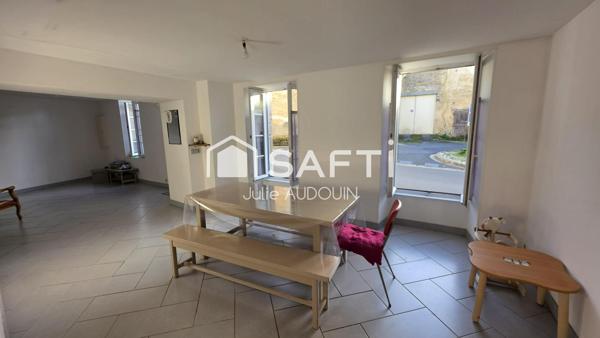 Cœur d’Aulnay-de-Saintonge — Charmante maison de ville de 114 m² avec cour et dépendance