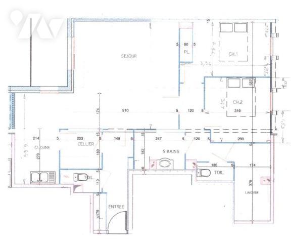 Appartement résidence récente          2 chambre - parking 2 véhicules - Centre Ville 2mn à pied