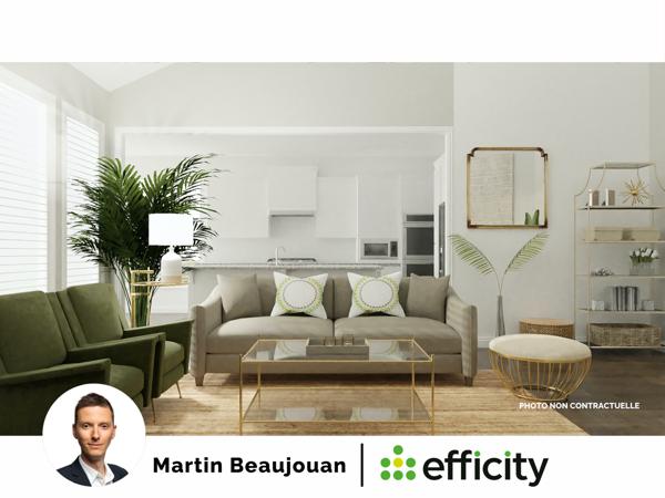 Appartement 2 pièces - 47 m² Exclusivité efficity
