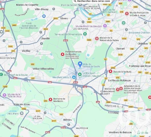 Appartement à vendre 3 pièces 56 m² Meudon-la-Forêt