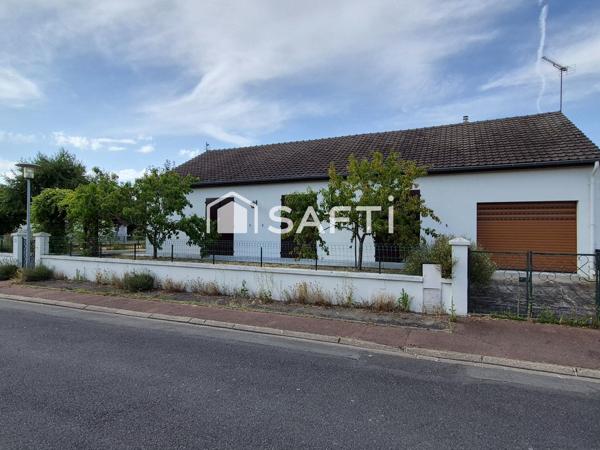 PAVILLON PLAIN PIED : 3ch + Jardin + Garage