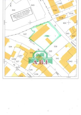 58, ancien corps de Ferme indépendant - grand potentiel sur 1515m² de terrain.
