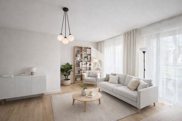 Appartement lumineux de 3 pièces à Rennes, secteur Bréquigny