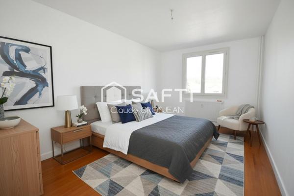 Appartement 4 Pièces de 91m² avec balcon ,parking et cave.