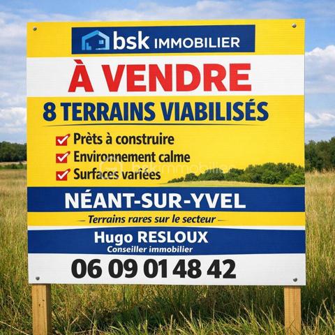 Terrain de 715 m²