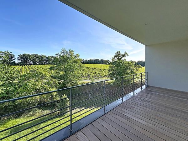 Maison contemporaine neuve à vendre à Juigné sur Loire - 4 chambres dont vie de plain-pied avec jardin et vue sur la campagne