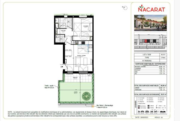 Appartement à vendre 3 pièces 67 m² Triel-sur-Seine
