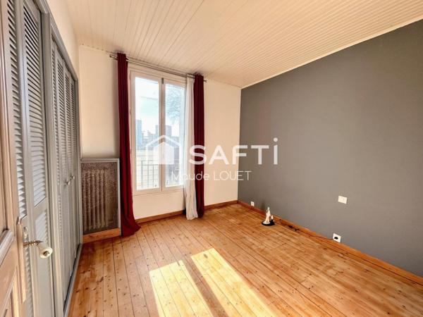 COLOMBES - MAISON 107 M² - 4 CHAMBRES - JARDIN - SOUS-SOL TOTAL 70 M²