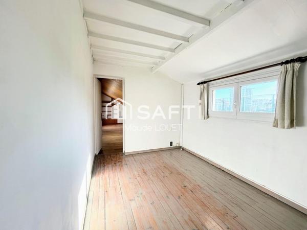 COLOMBES - MAISON 107 M² - 4 CHAMBRES - JARDIN - SOUS-SOL TOTAL 70 M²