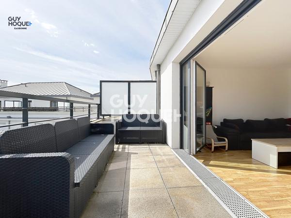 Appartement DERNIER ETAGE- Résidence LE MAJESTIK - 88m² - 3 chambres- Terrasses 32m² + deux places de parkings