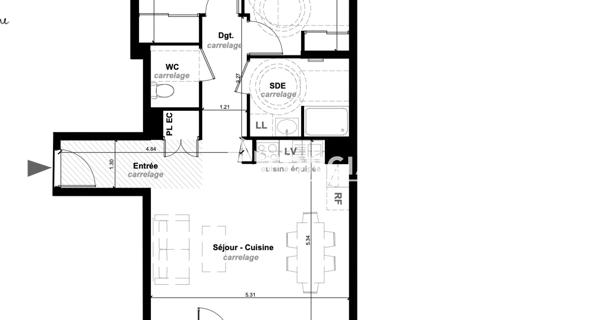 Location Appartement 3 pièces 66.64 m² - Le Pontet 84130