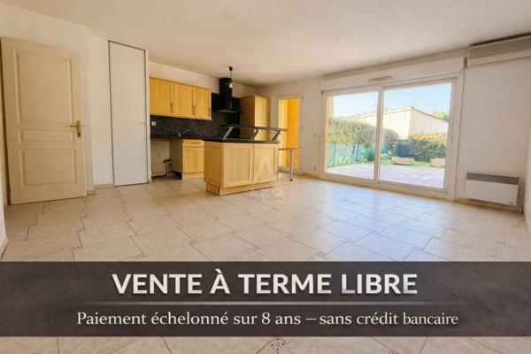 Vente à terme Libre  3 pièces en rez-de-jardin  Saint-Aygulf !
